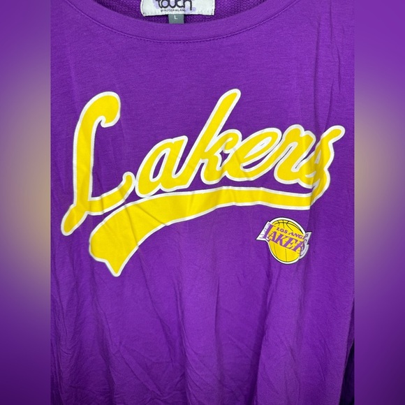 Touch by Alyssa Milano Purple Lakers Long Sleeve - Picture 4 of 7